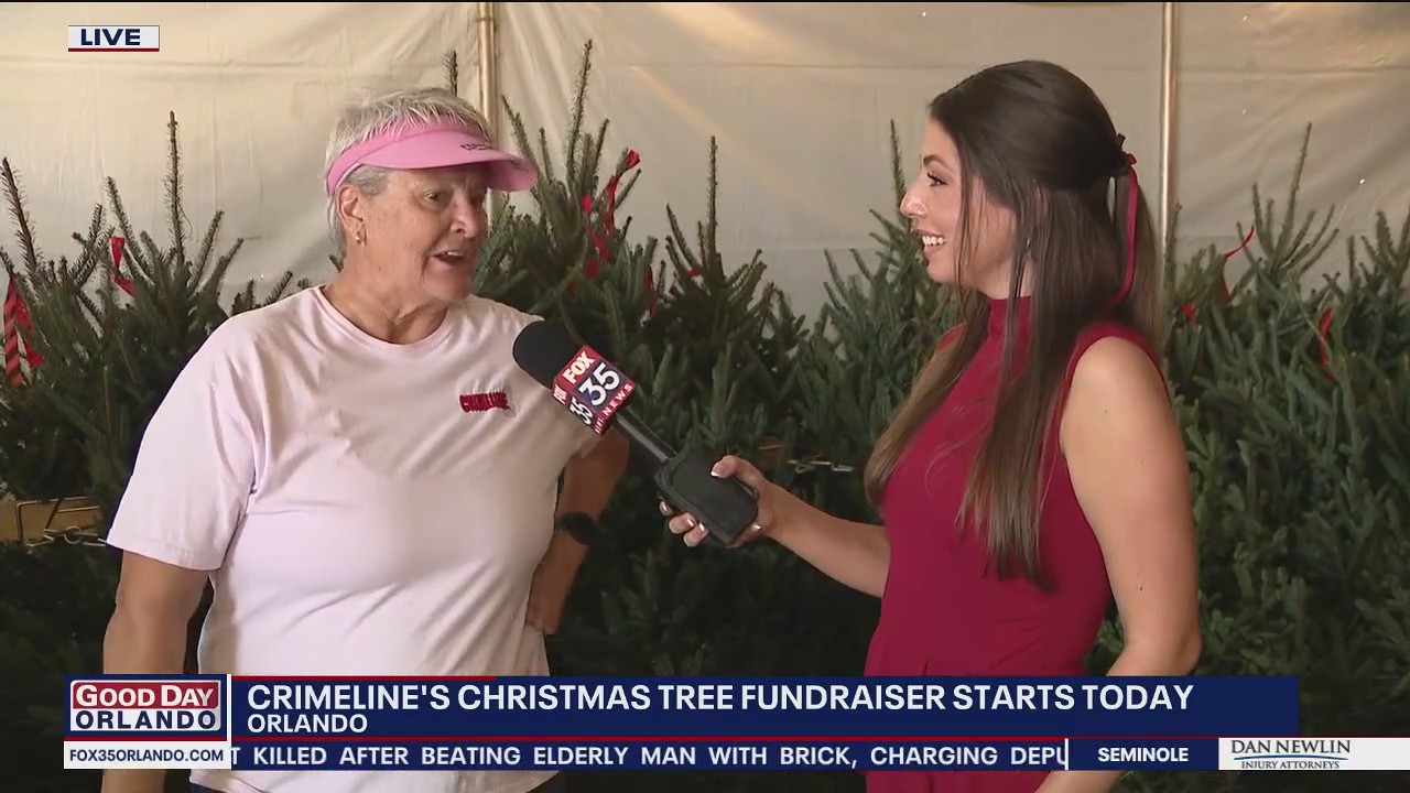Crimeline sells Christmas Trees for crime-solving efforts
