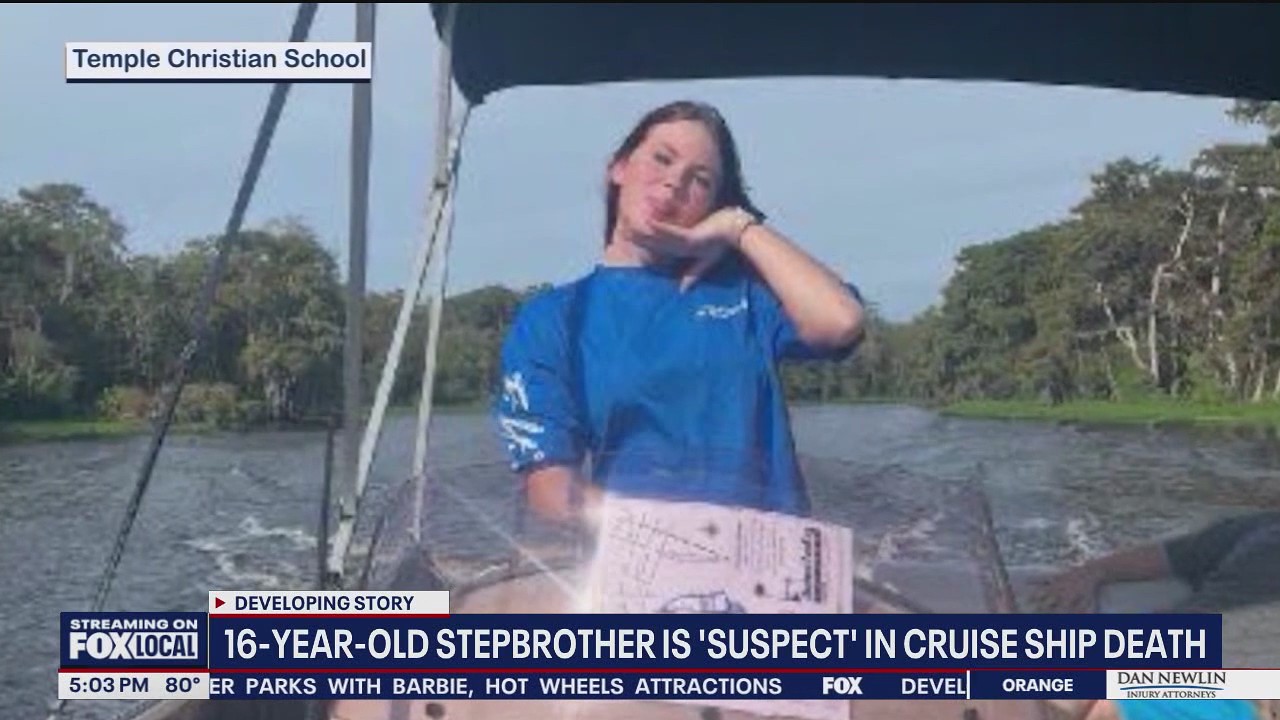 FBI eyes teen stepbrother in cruise-ship death of Florida girl
