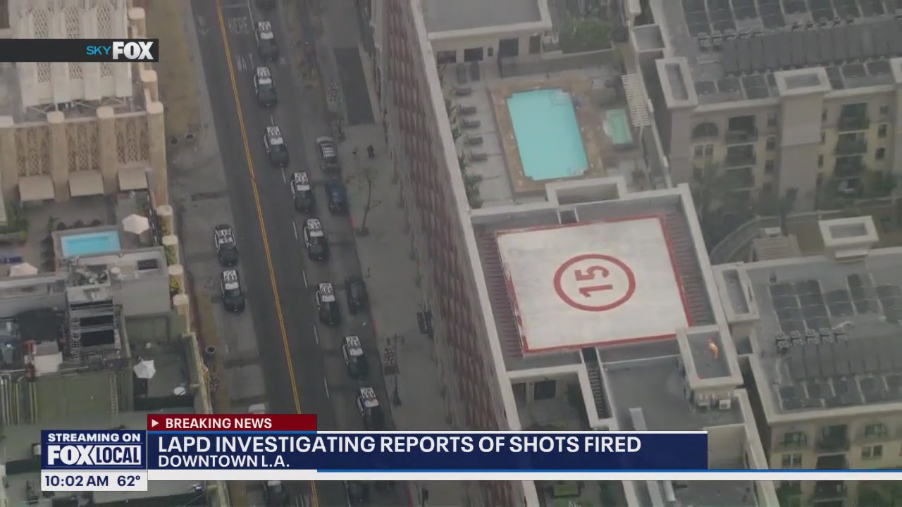 LAPD on tactical alert after reports of shots fired in DTLA | FOX 11 Los Angeles