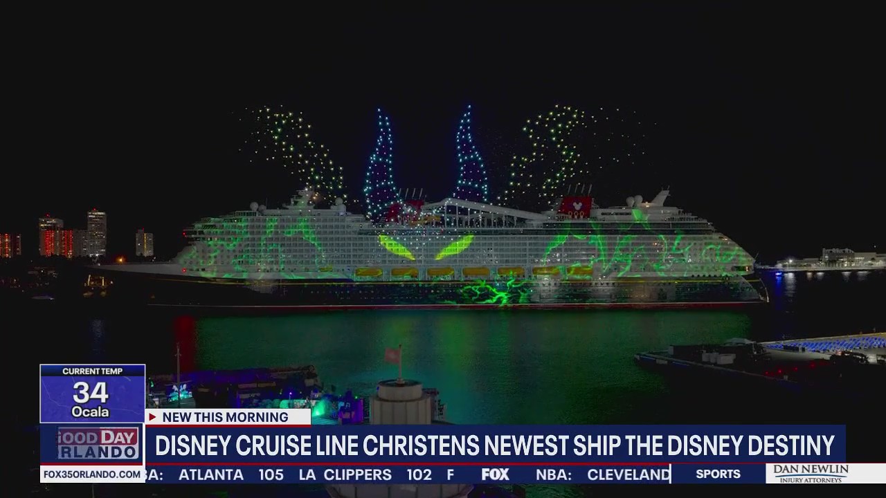 Disney Cruise Line christens newest ship