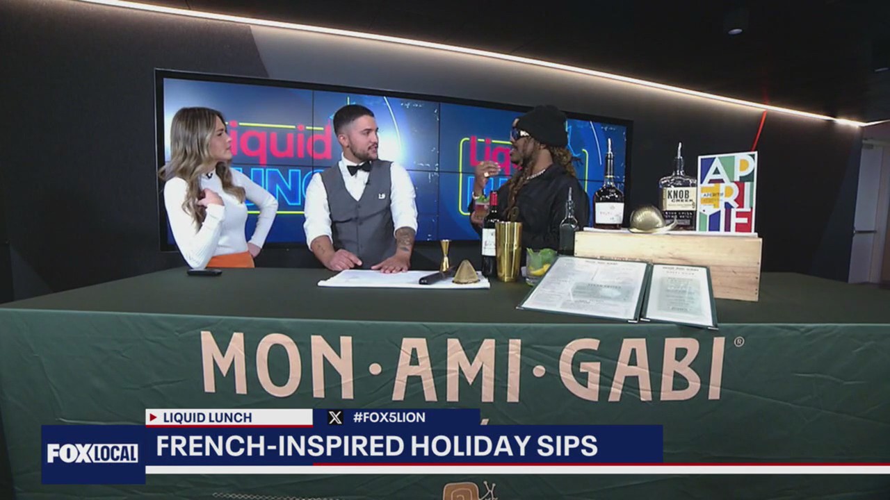 French-inspired holiday sips
