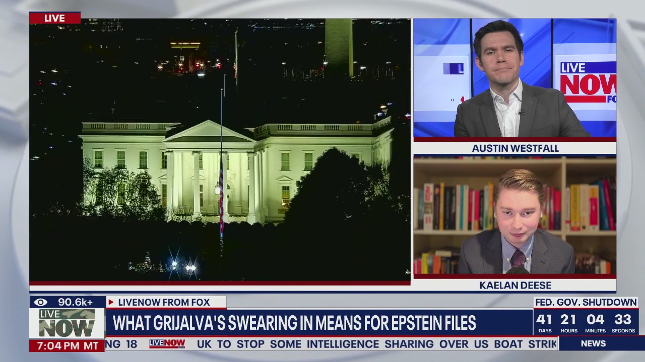 Grijalva to be sworn in, new focus on Epstein files