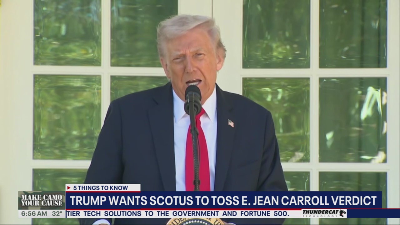 Trump wants Supreme Court to throw out E. Jean Carroll verdict