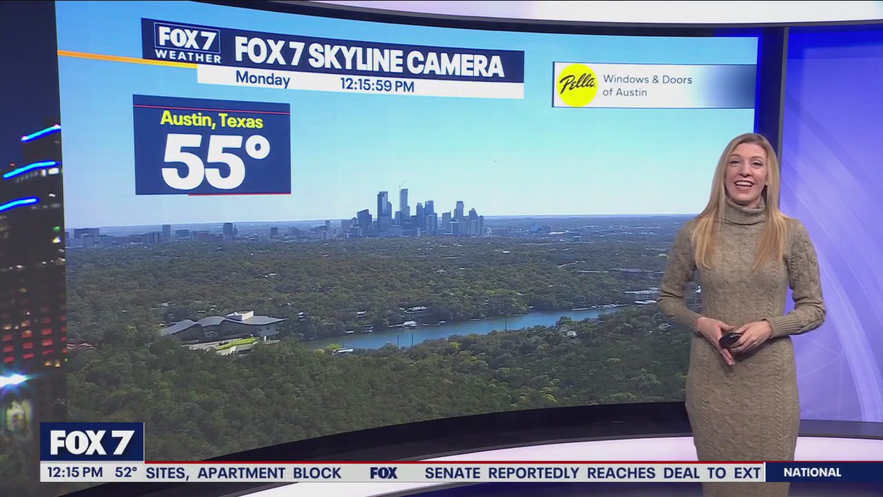 Austin weather: Chilly start to the week