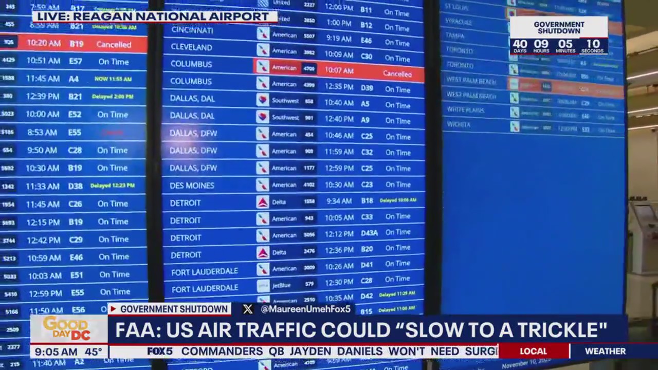 Flight delays continue amid government shutdown