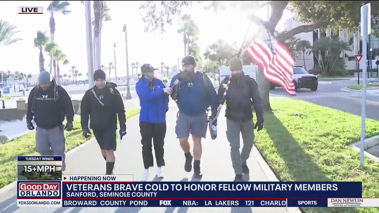 Local veterans participate in 13-mile ruck to honor servicemembers