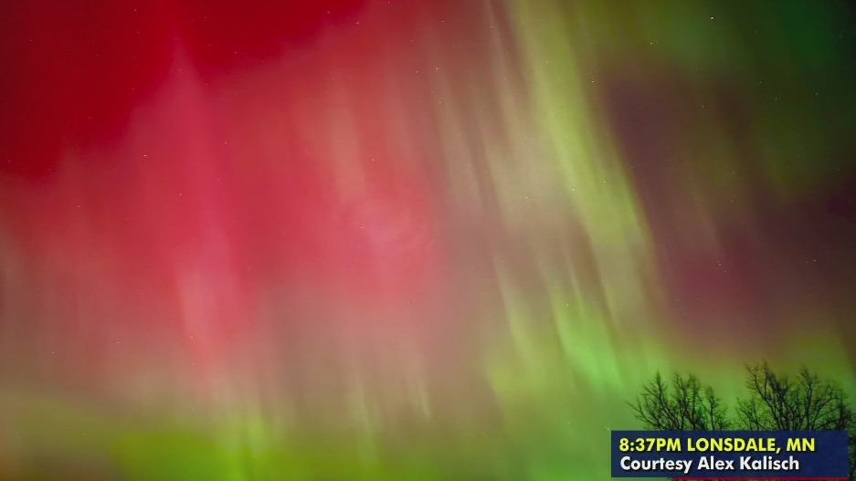 Incredible northern lights dazzle across MN, United States