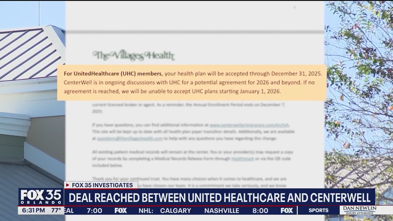 United Healthcare, CenterWell reach agreement