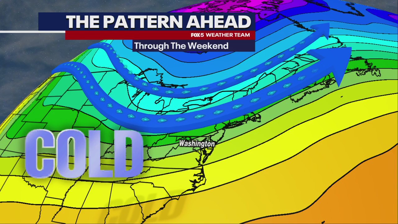 DMV weather: Below-seasonal cold with possible wintry mix late week