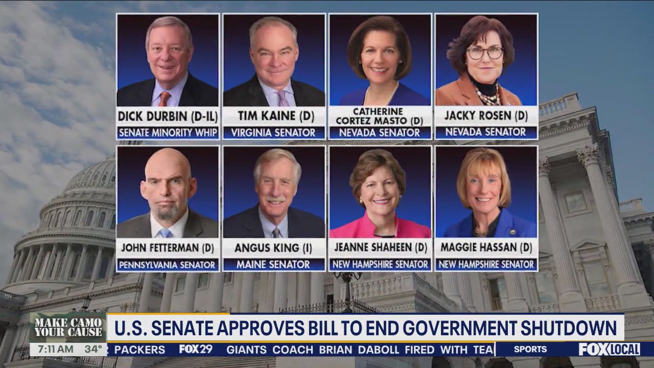 Government Shutdown: Senate approves bill to end shutdown, House vote up next