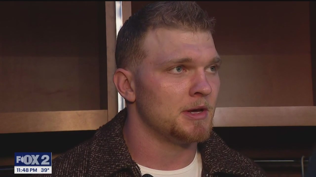 Lions Aidan Hutchinson talks about win over New York Giants