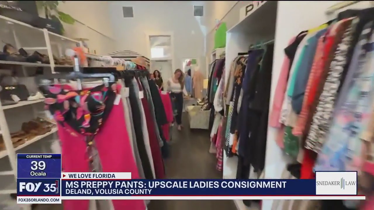 Visiting veteran-owned consignment shop Ms Preppy Pants