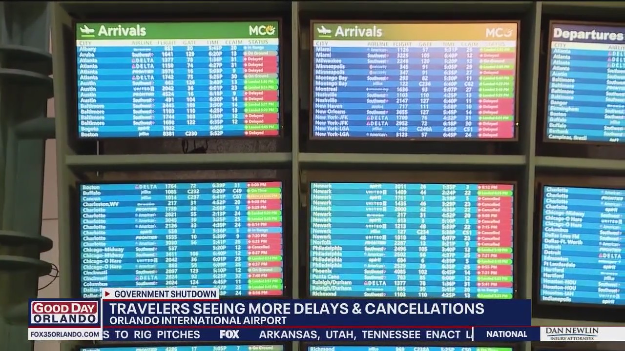 Travelers seeing more delays, cancellations at airports