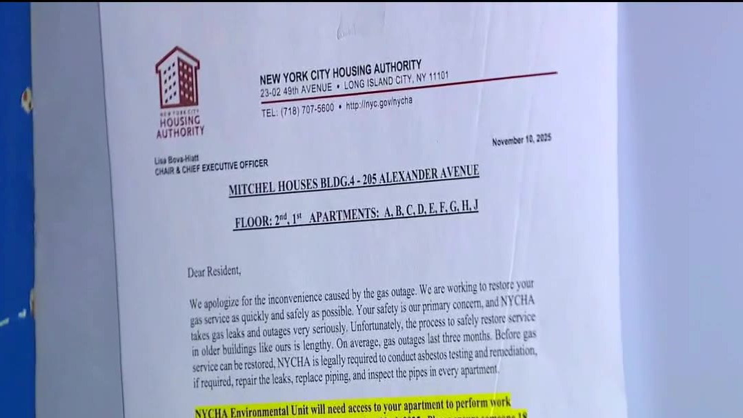 Bronx building without gas or heat for weeks after partial collapse