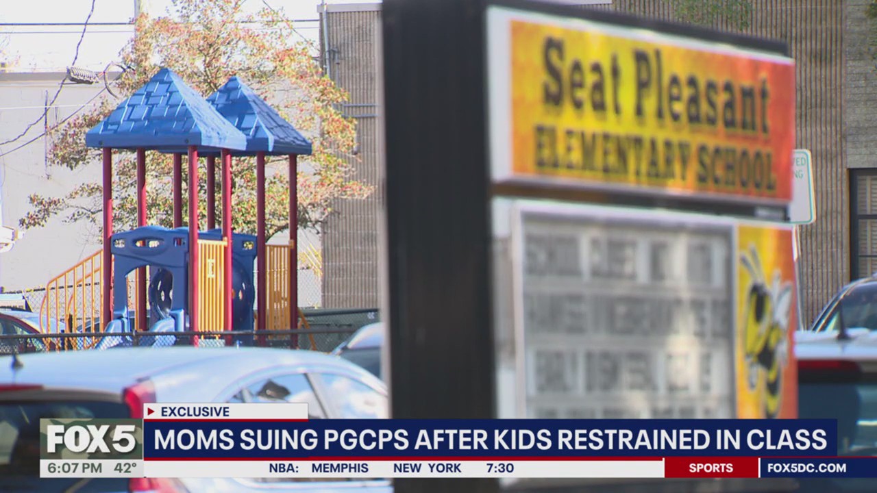 Mothers suing PGCPS after students allegedly tied to chairs with bungee cords