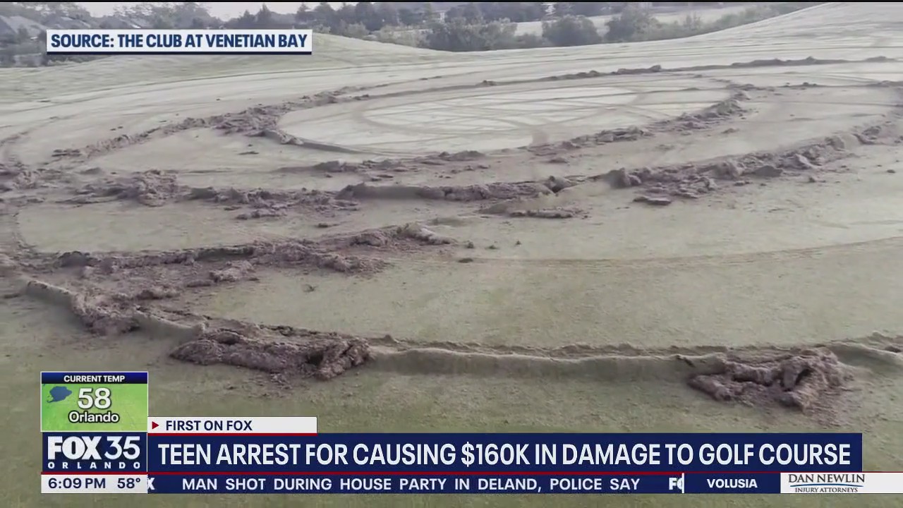 Teen accused of $126K to New Smyrna Beach golf course