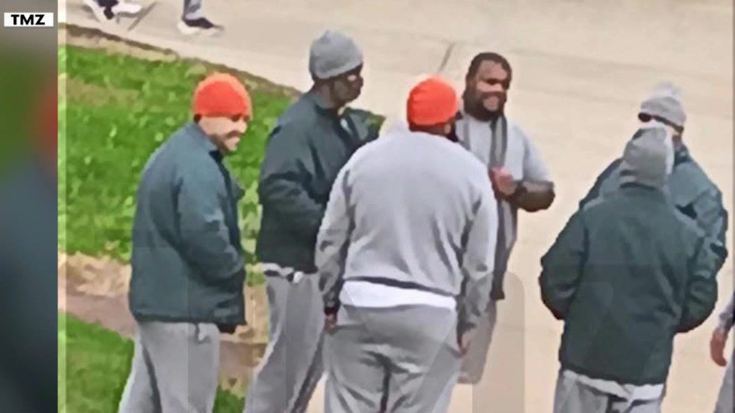 Diddy seen smiling at new minimum-security prison in New Jersey