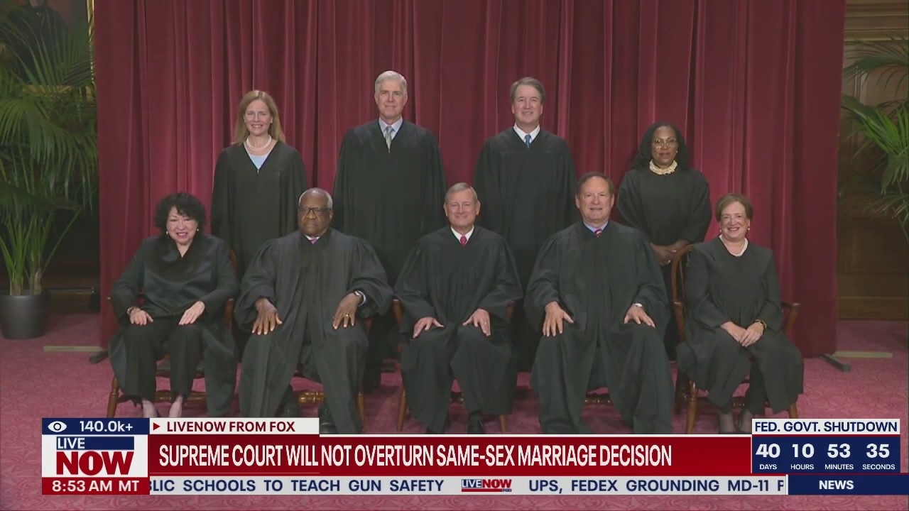 SCOTUS rejects call to overturn its decision legalizing same-sex marriage nationwide