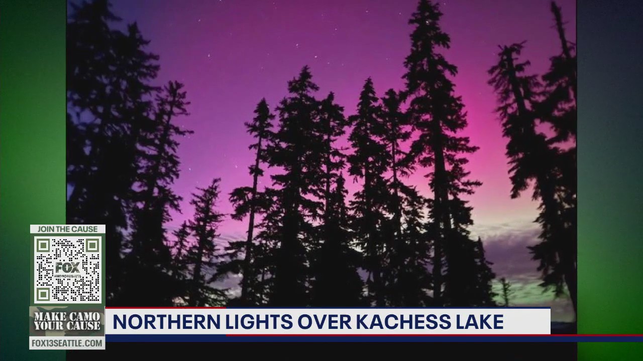 Northern lights shine across WA Tuesday night