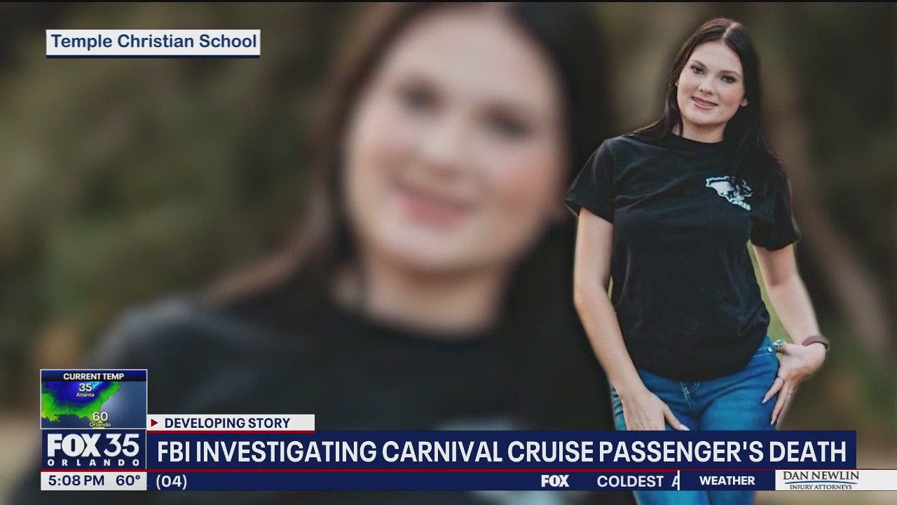 FBI investigating Carnival cruise passenger death