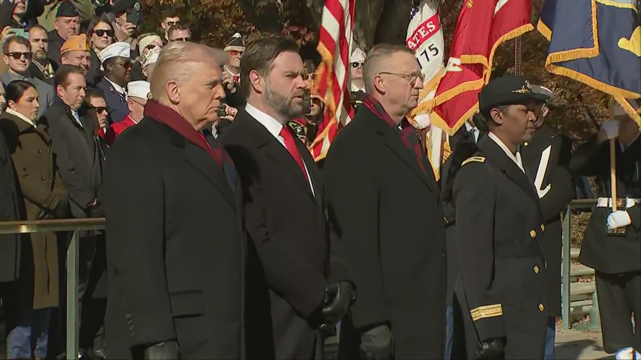 WATCH: President Trump lays wreath at Arlington National Cemetery